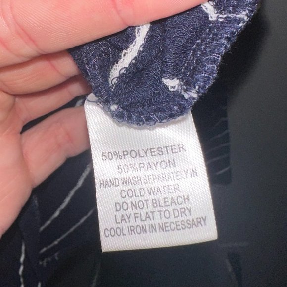 Nautical Boatneck Stretchy Top, Size S - Picture 3 of 4